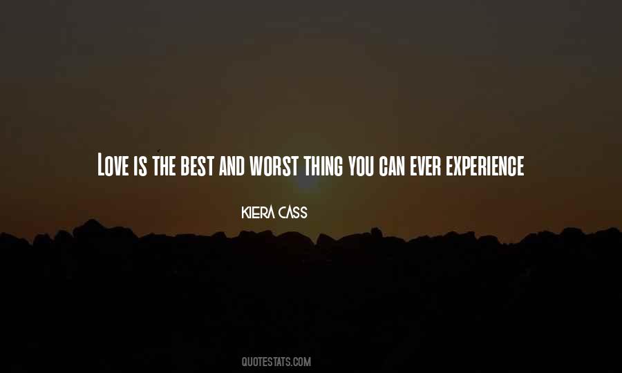 Quotes About Worst Experience #953718