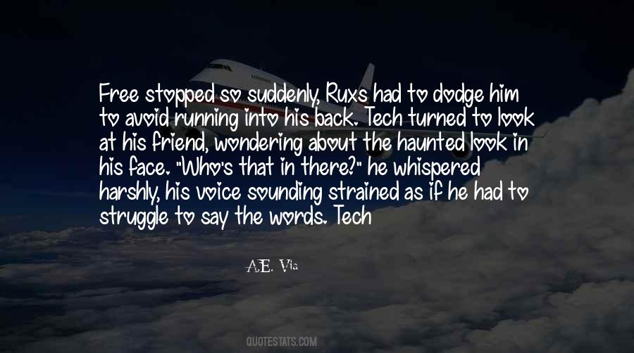Haunted Look Quotes #1441479