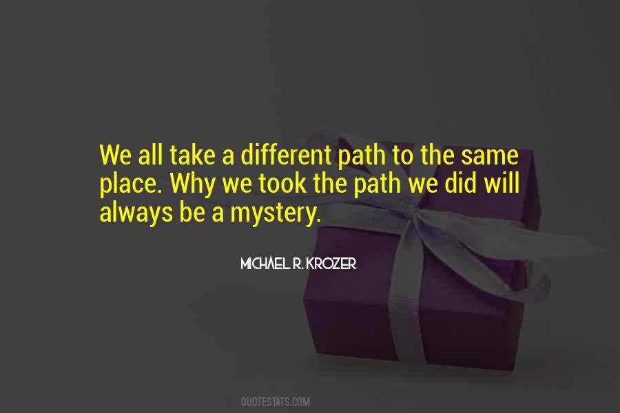 Different Path Quotes #995713