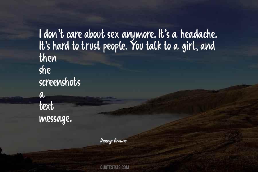 Quotes About She Don't Care #1116721