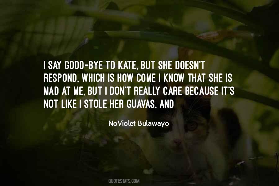 Quotes About She Don't Care #1223567