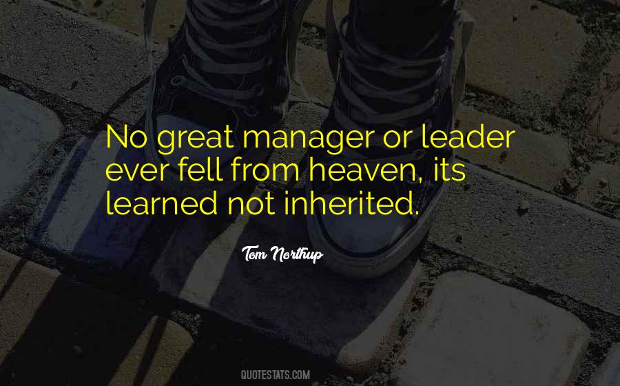 Quotes About Leader Vs Manager #1164062