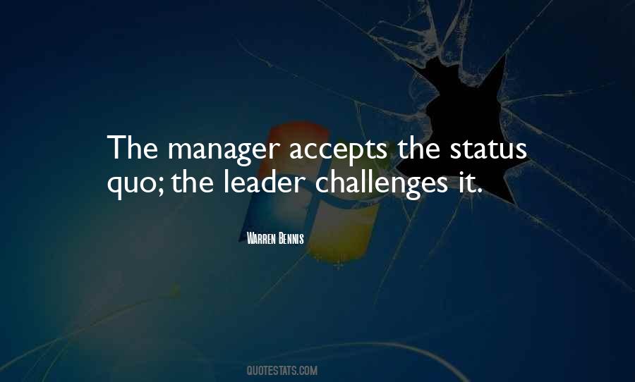 Quotes About Leader Vs Manager #1462605