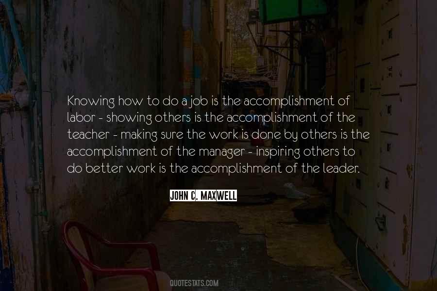 Quotes About Leader Vs Manager #469227