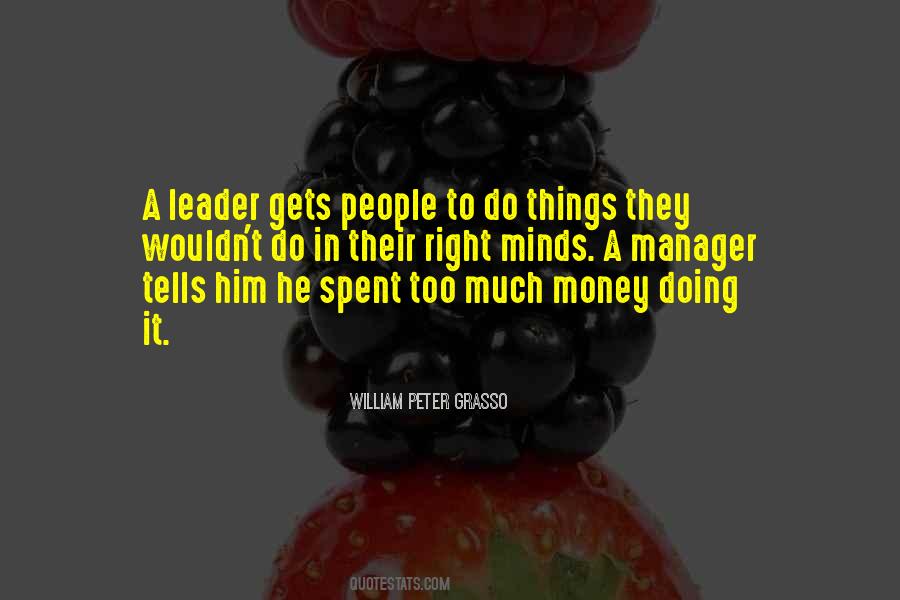 Quotes About Leader Vs Manager #835712
