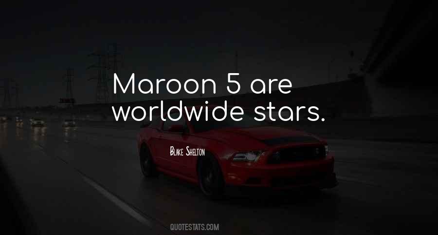 Quotes About Maroon #46542