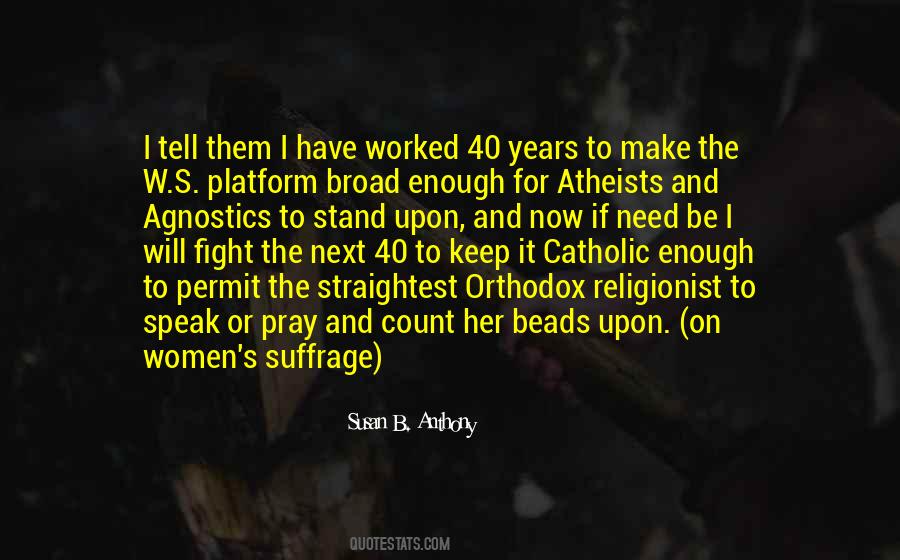 Quotes About Women's Suffrage #188341
