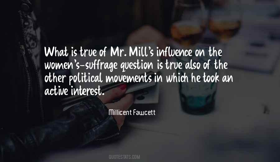 Quotes About Women's Suffrage #881052