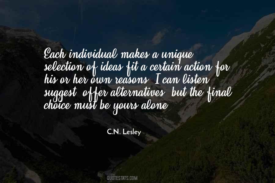 Individual Action Quotes #1634429