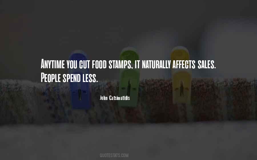 Quotes About Food Stamps #1055652