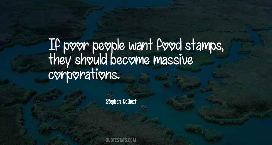 Quotes About Food Stamps #205590