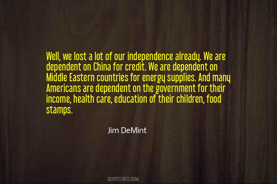 Quotes About Food Stamps #643339