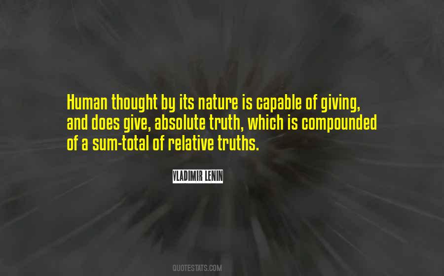 Quotes About Relative Truth #1400836