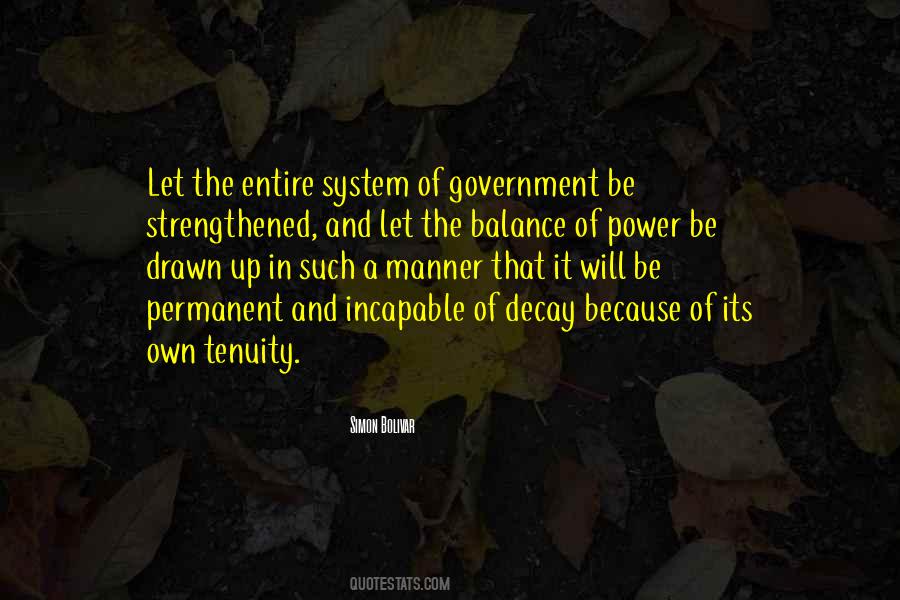 Quotes About The Balance Of Power #1170665