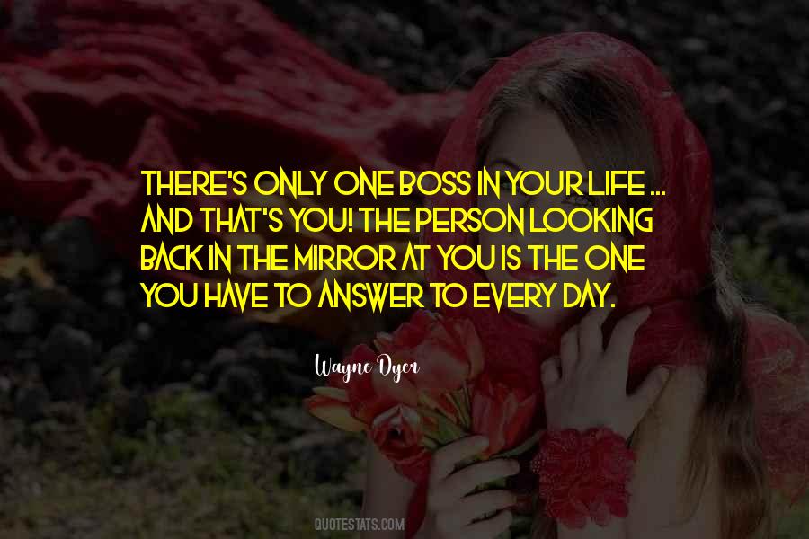 Person In The Mirror Quotes #1035557