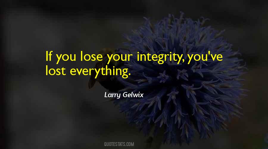 Quotes About Integrity In Sports #1327669