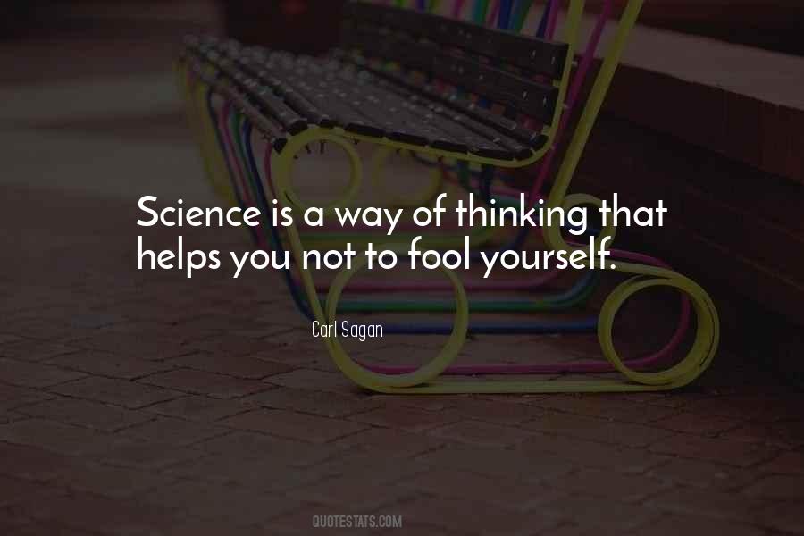 Fool Yourself Quotes #1850150