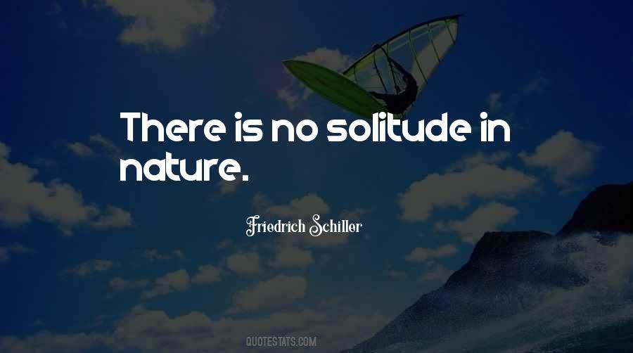 Quotes About Solitude In Nature #1361463