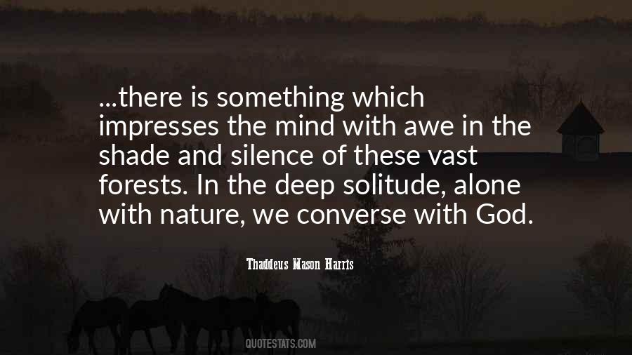 Quotes About Solitude In Nature #1509041