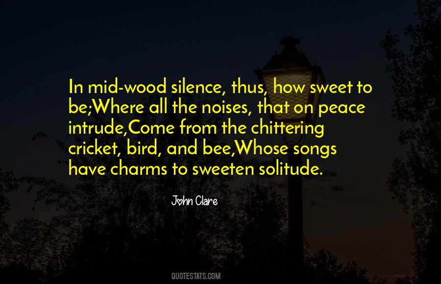 Quotes About Solitude In Nature #1660118
