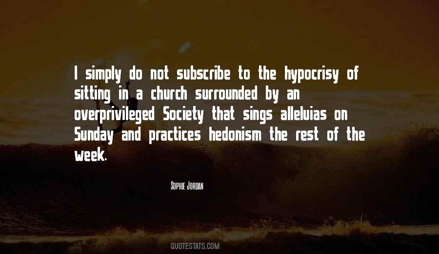 Quotes About Church Hypocrisy #594912