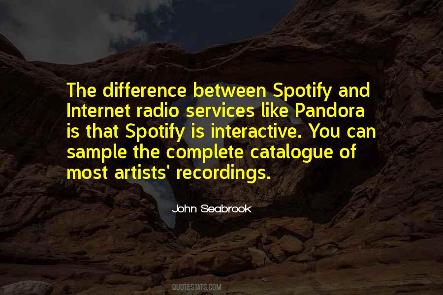 Quotes About Spotify #453695