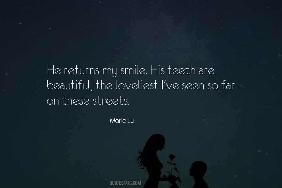 Quotes About His Beautiful Smile #1584091