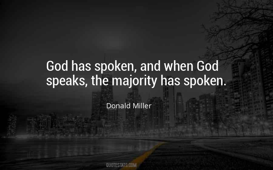 Quotes About God Speaks #133004