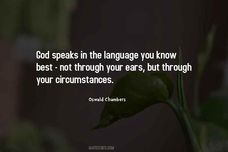 Quotes About God Speaks #451180