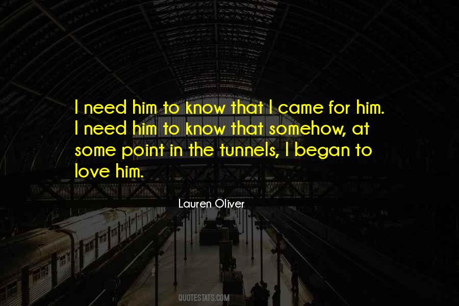 Quotes About Tunnels #1430622