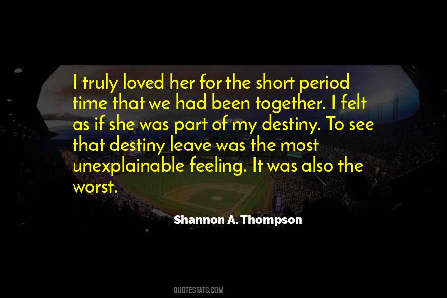 Destiny Time Quotes #269340