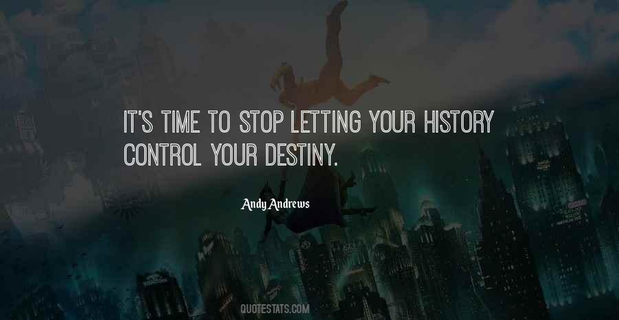 Destiny Time Quotes #86755