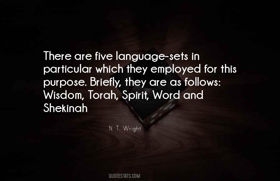 Particular Language Quotes #981010