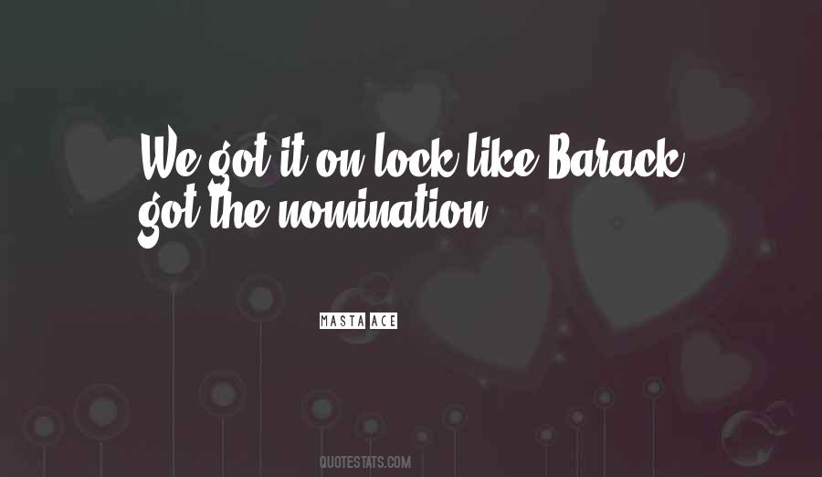 Quotes About Nominations #1252094