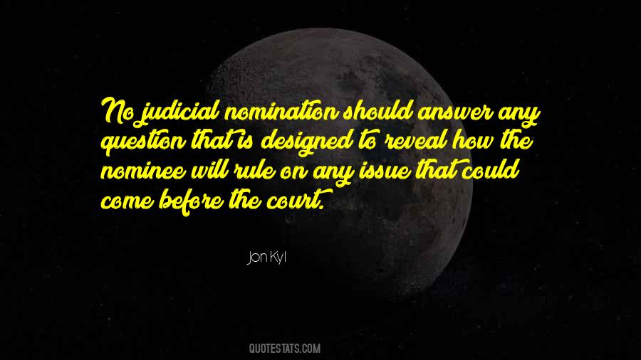 Quotes About Nominations #367083