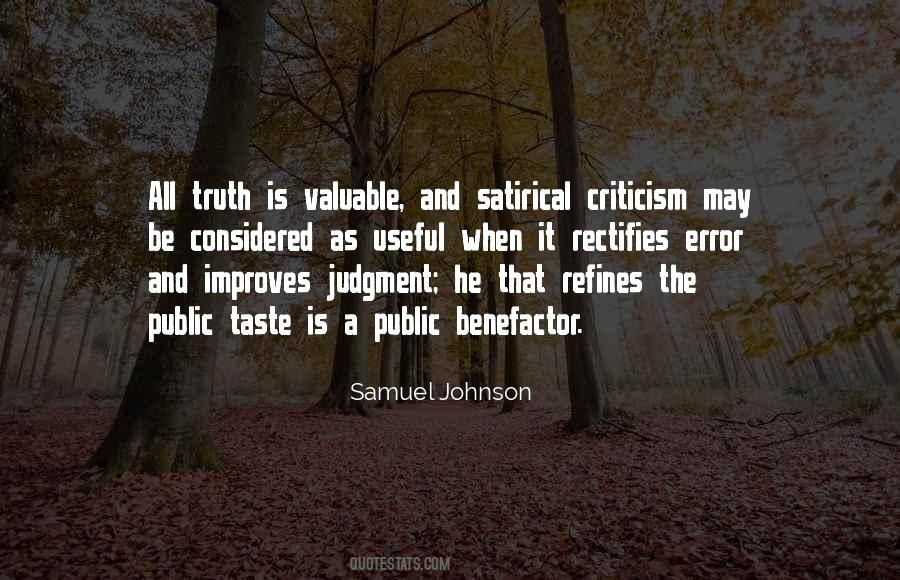 Quotes About Judgment And Criticism #634117