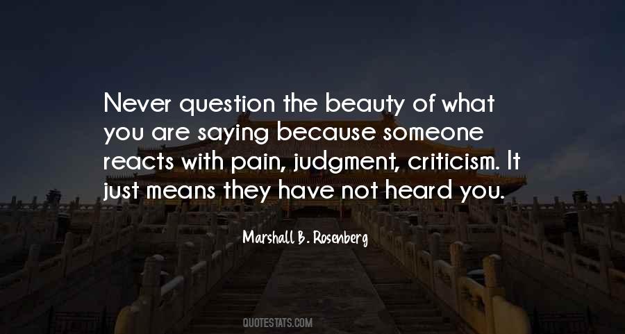 Quotes About Judgment And Criticism #979321
