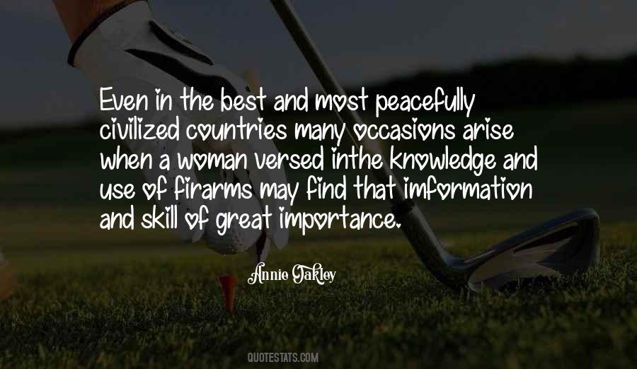 Quotes About Knowledge And Skills #395596