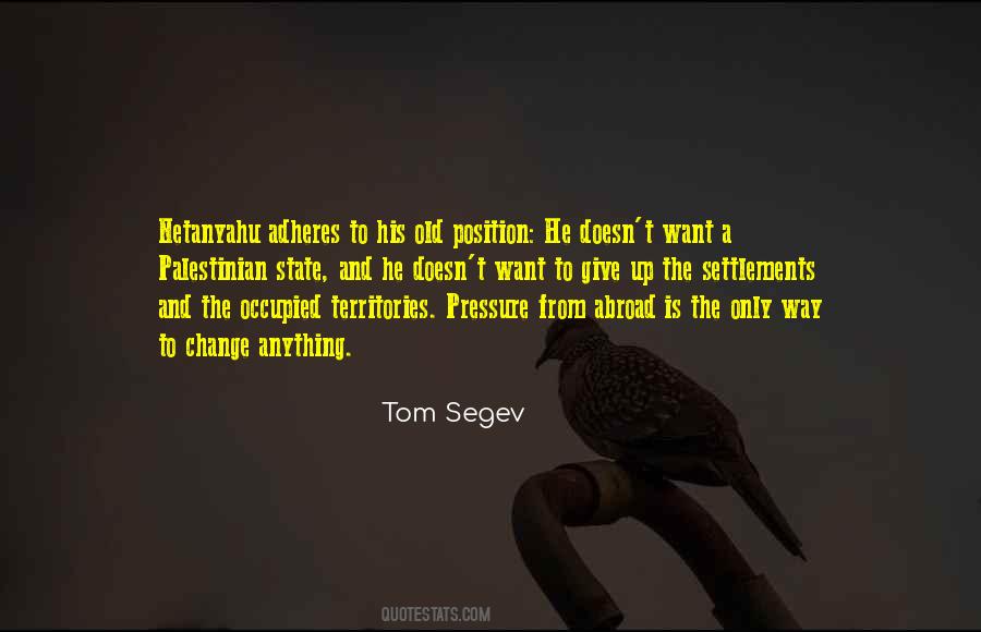 Occupied Territories Quotes #176835