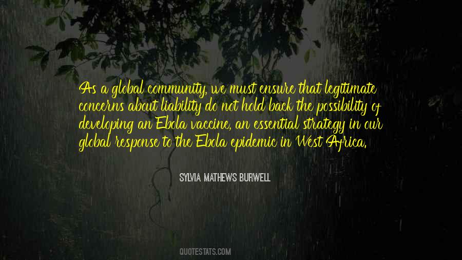 Quotes About Epidemics #1261119