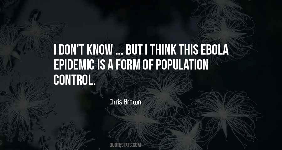 Quotes About Epidemics #1509804