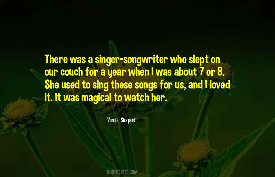 Quotes About A Singer #1096700