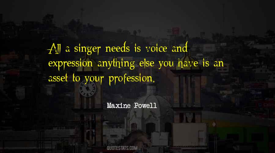 Quotes About A Singer #1110564
