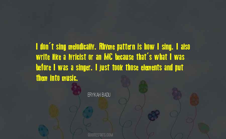 Quotes About A Singer #1321876