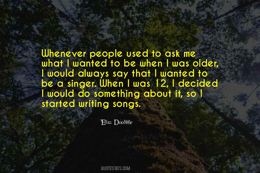 Quotes About A Singer #888106