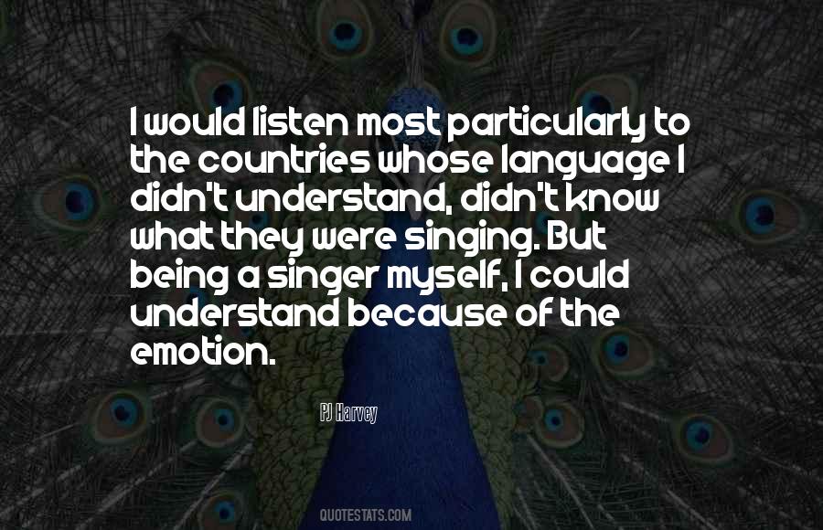 Quotes About A Singer #891801