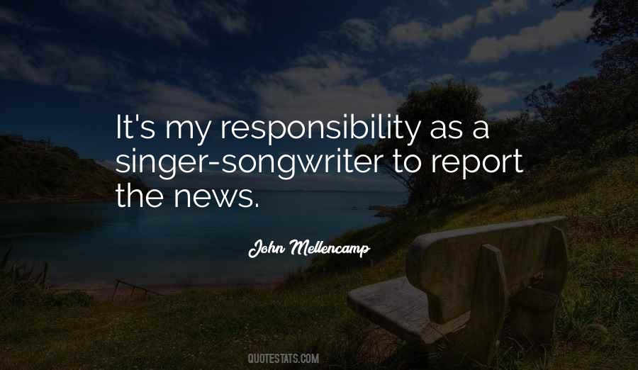 Quotes About A Singer #918889