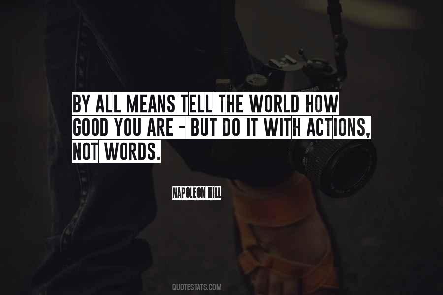 Quotes About Action More Than Words #168461