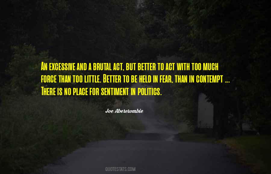 Politics Fear Quotes #788708