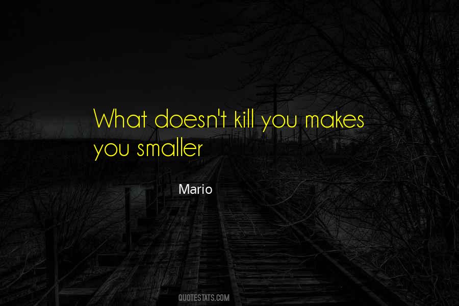 Quotes About What Doesn Kill You Makes You Stronger #722487